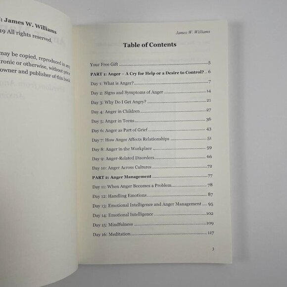 📚 3/$25 Anger Management by James W. Williams | Paperback - Picture 6 of 8